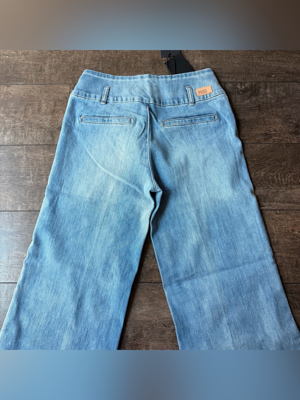 NWT PAIGE Light Blue Wide Leg Women’s Jeans - Picture 3 of 6